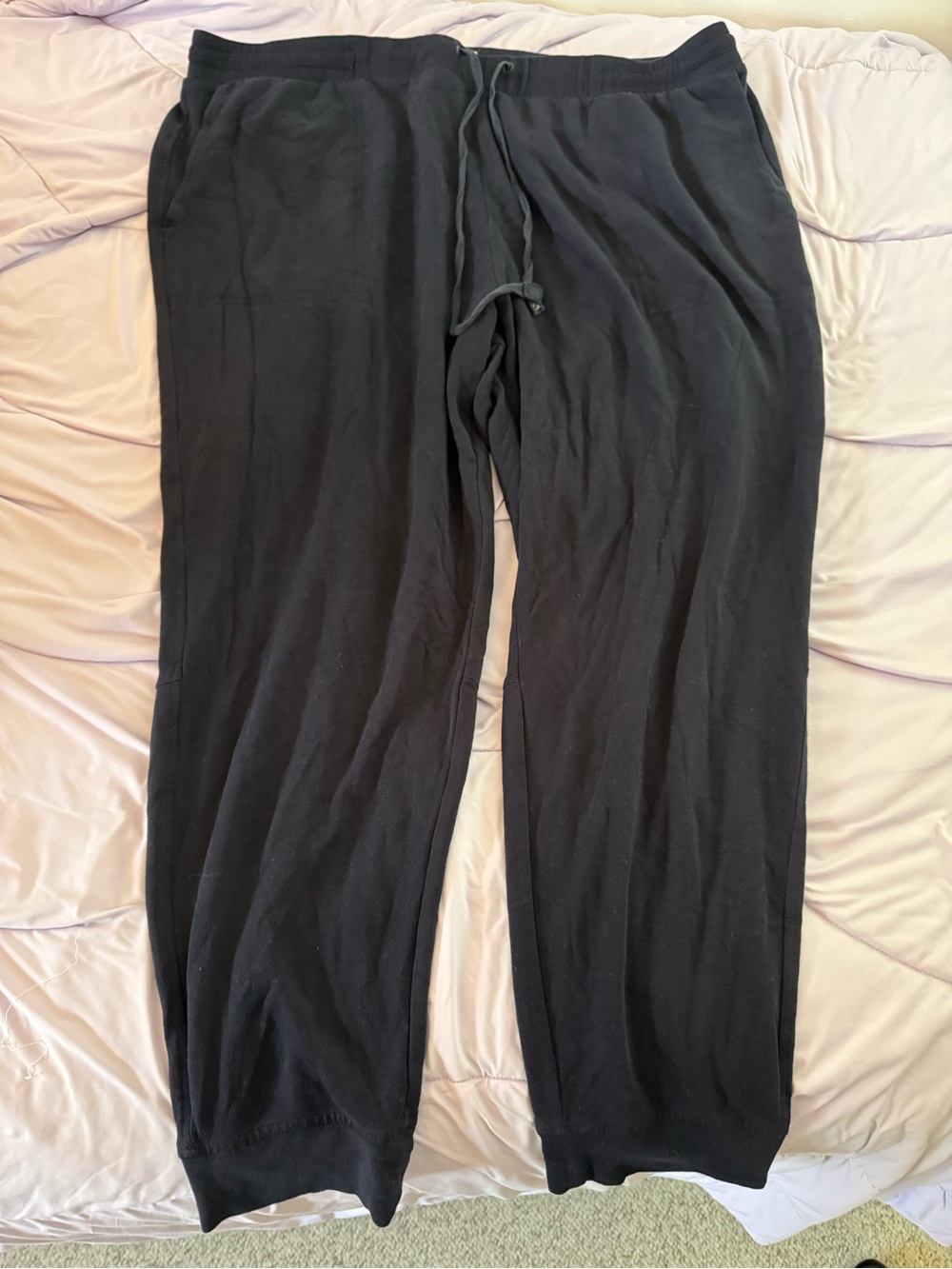 Lou & Grey LOFT Navy Blue Drawstring Joggers